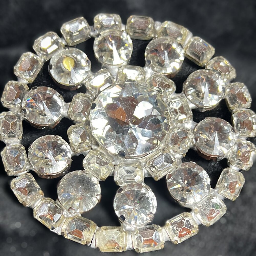 Stunning Large Adjustable Silver Ring – 3 Inches